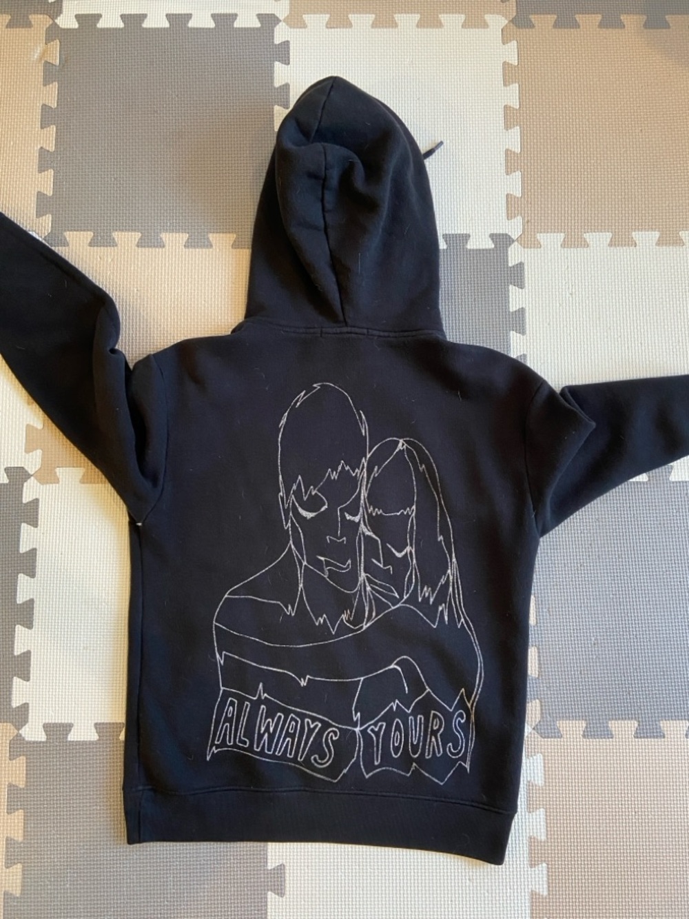 Black BLK DNM Hoodie - "Always Yours"